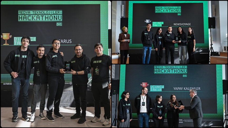 "AA Medya Teknolojileri Hackathonu V2.0" ödül töreni gerçekleştirildi